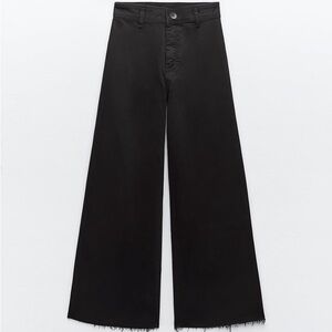 Zara ZW COLLECTION HIGH WAIST MARINE STRAIGHT JEANS